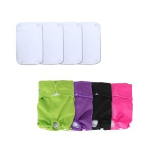 Washable Female Dog Diapers with Removable Pads