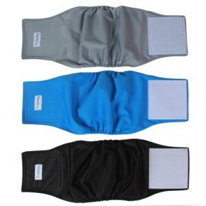 Washable Puppy Belly Band Pack of 3