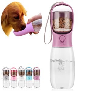 Dog Water Bottle Pink Only