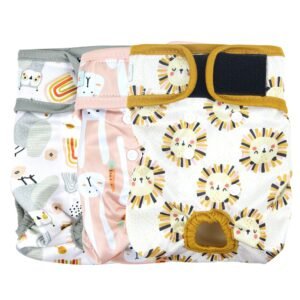 Washable Female Dog Diapers (3 Pack)