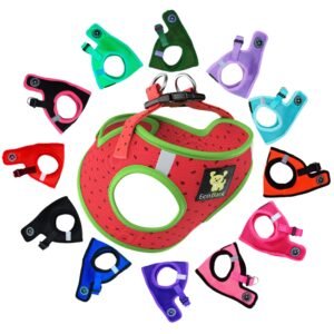 EcoBark Step in Dog Harness Reflective Soft Ultra Padded Mesh Dog Harnesses for Eco-Friendly Comfort Secure Halter No Pull Adjustable Pet Vest XL- 20 to 26 lbs - Chest Up to 20 in